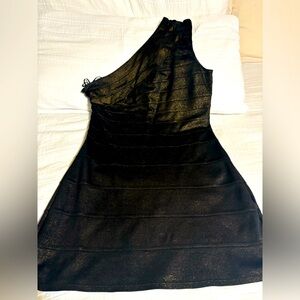 One shoulder dress, size L from Express